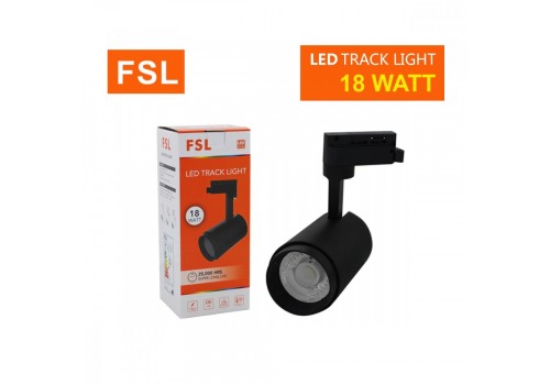 โคมแทรคไลท์ FSL-TRACK-LIGHT-18W-BL แสงขาวและแสงวอร์มไวท์
